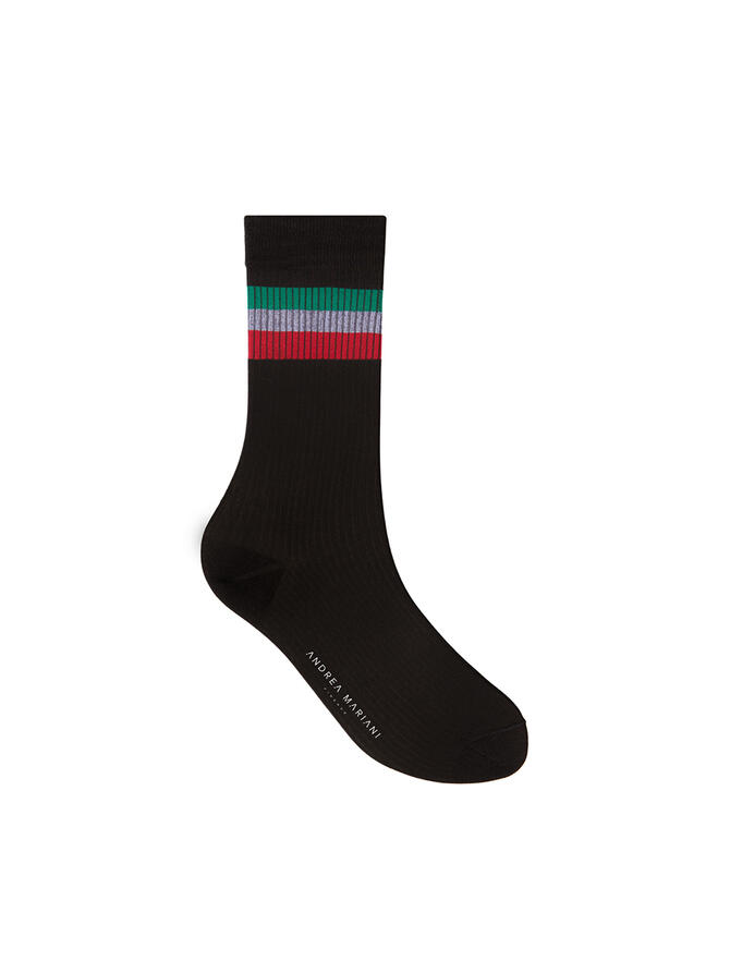 Calzino corto ITALY NERO | Acquista Online Andrea Mariani Firenze